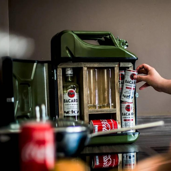 Jerrycan Bar – Sterke Drank - Groen | MegaGadgets