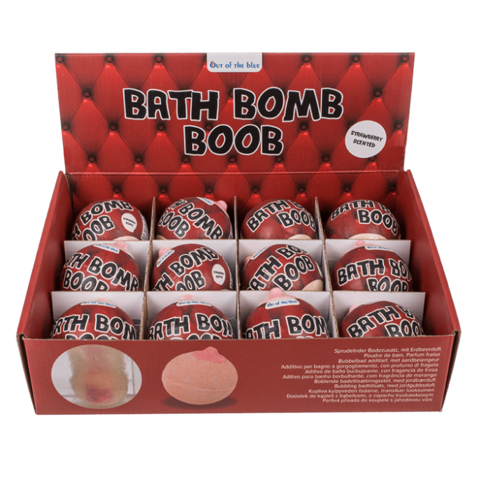 Bruisbal, borst - ca. 180 g - Bath Fizzer, Boob
