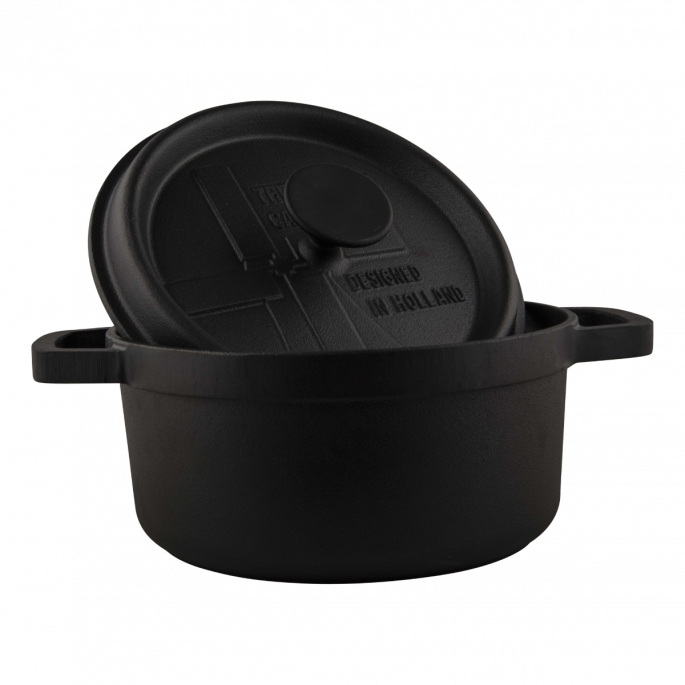 BBQ pan met deksel medium