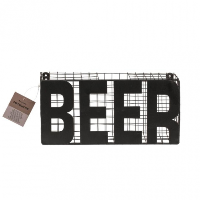 Metal Cap Collector, Beer - Handige Wandopslag - Stijlvol Design - Capsules Verzamelen - Bieraccessoire