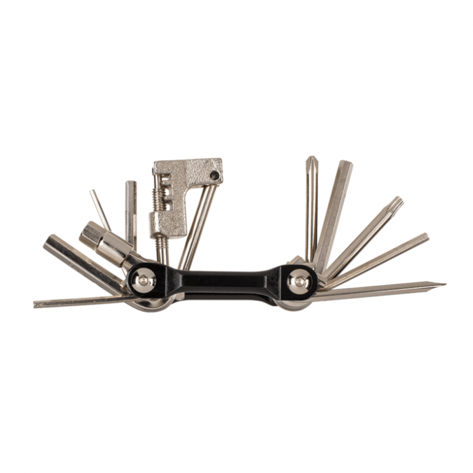 Compacte fiets multitool voor snelle reparaties
