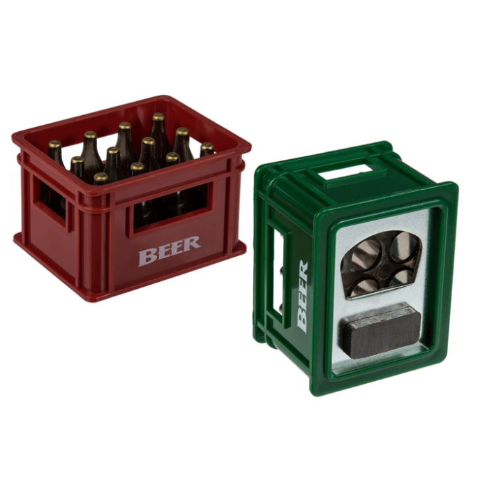 Bottle opener with magnet, Beer Crate