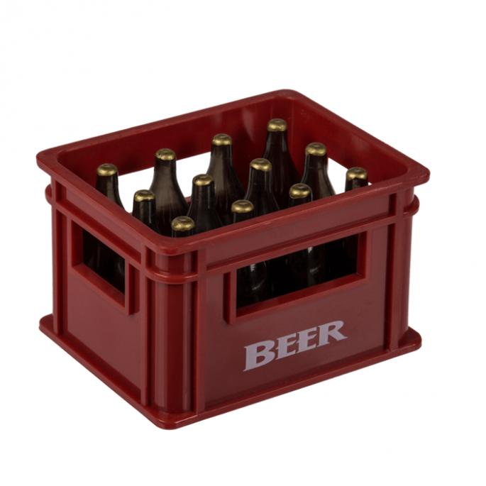 Bieropener Kratje met magneet - Beer Opener Crate - Bottle Opener, Beer Crate