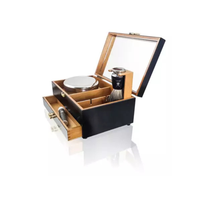De Scheerkist gevuld met Mühle producten