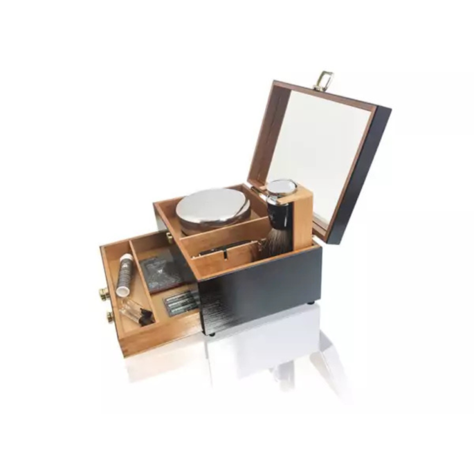 De Scheerkist gevuld met Mühle producten
