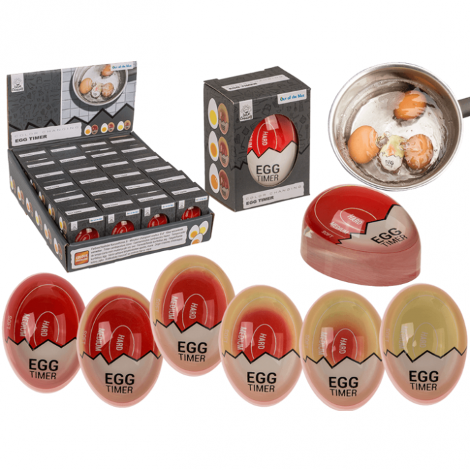Egg Timer - Fool Proof - Geeft Aan of Jouw Ei Zacht Medium of Hard is - Gemakkelijk een EI Koken - Eierwekker