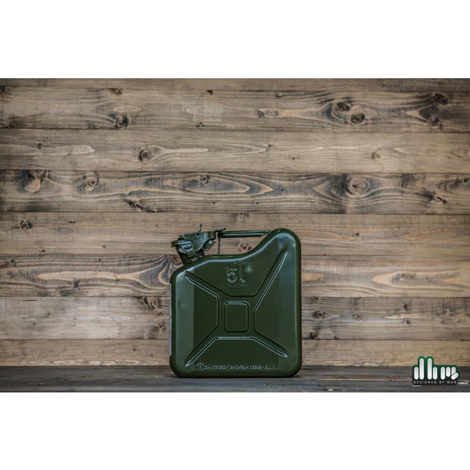 Stalen jerrycan 5L groen 