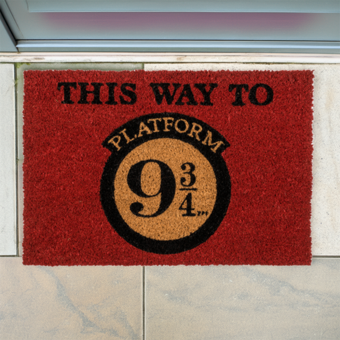 Harry Potter Deurmat platform 9 3/4