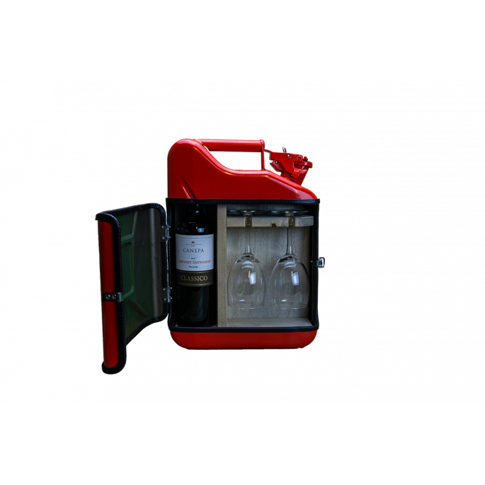 Wijn giftset - groen, rood en zwart - formaat 10L - perfect voor in de mancave - excl drank