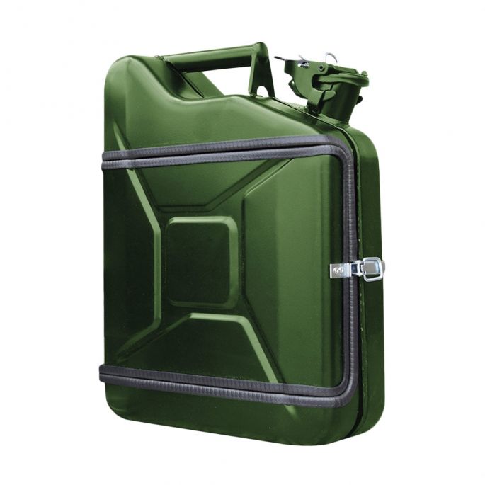 Jerrycan 'Mini bar' groen, rood en zwart - mancave accessoires - uniek mannen kado