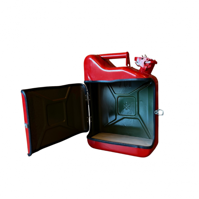Jerrycan Giftset Rood 10L Open