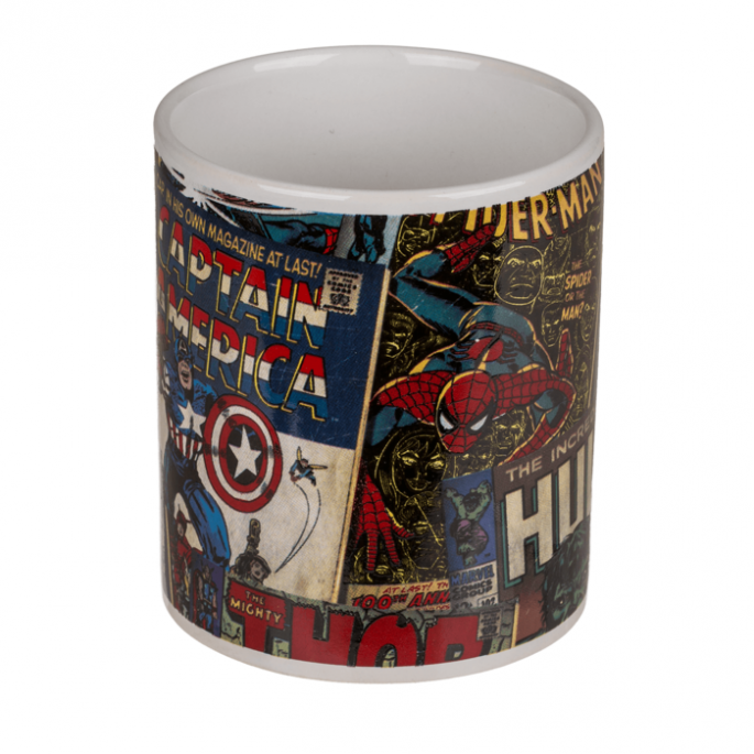 Retro Marvel mok - Mok voor kinderen - 325 ml - Mok Marvel - Leuke Koffiemok