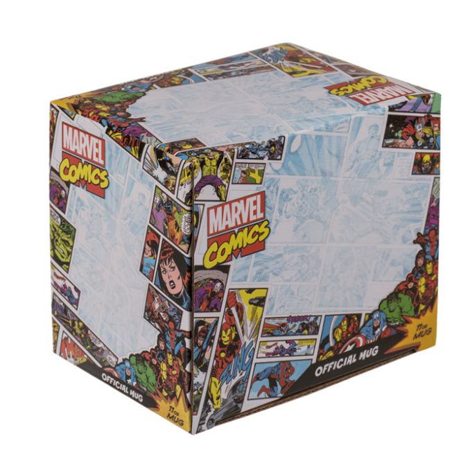 Retro Marvel mok - Mok voor kinderen - 325 ml - Mok Marvel - Leuke Koffiemok