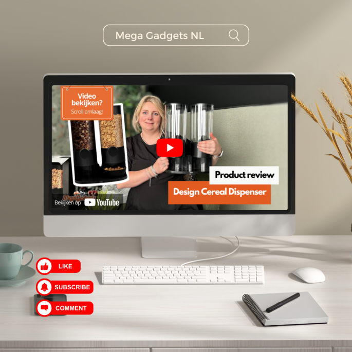 YouTube video design cereal dispenser megagadgets