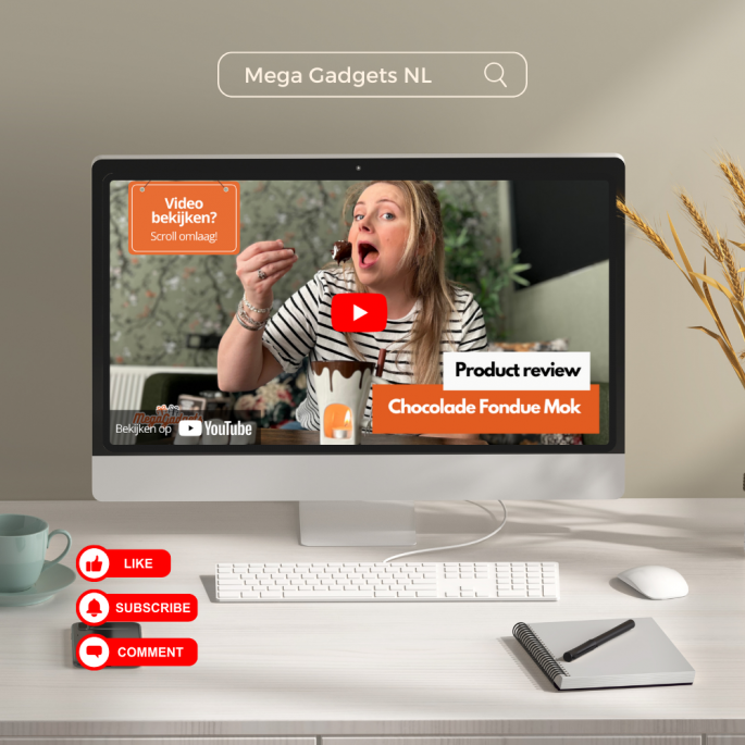 youtube product review chocolade fondue mok megagadgets