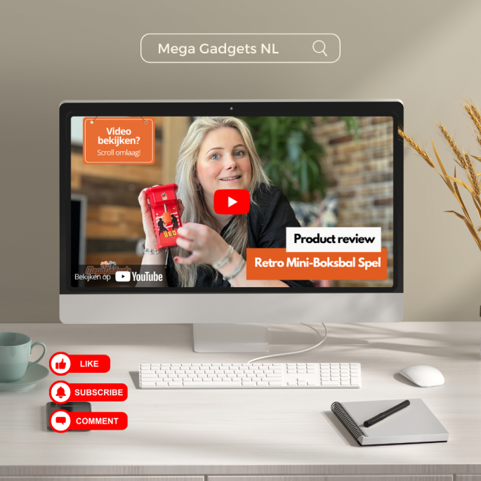 Youtube video product review retro mini boksbal spel megagadgets