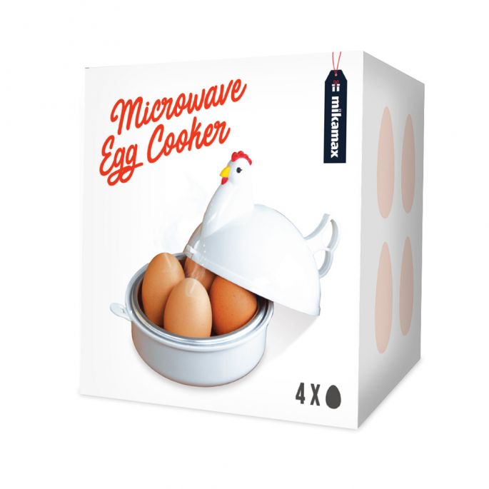 Magnetron Eierkoker - 4 Stuks - Eenvoudig Klaar te Maken - Klaar Binnen 10 Min - Microwave Egg Boiler - Ei koker