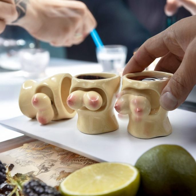 Jiggle Me Drunk Shot Glass Set
