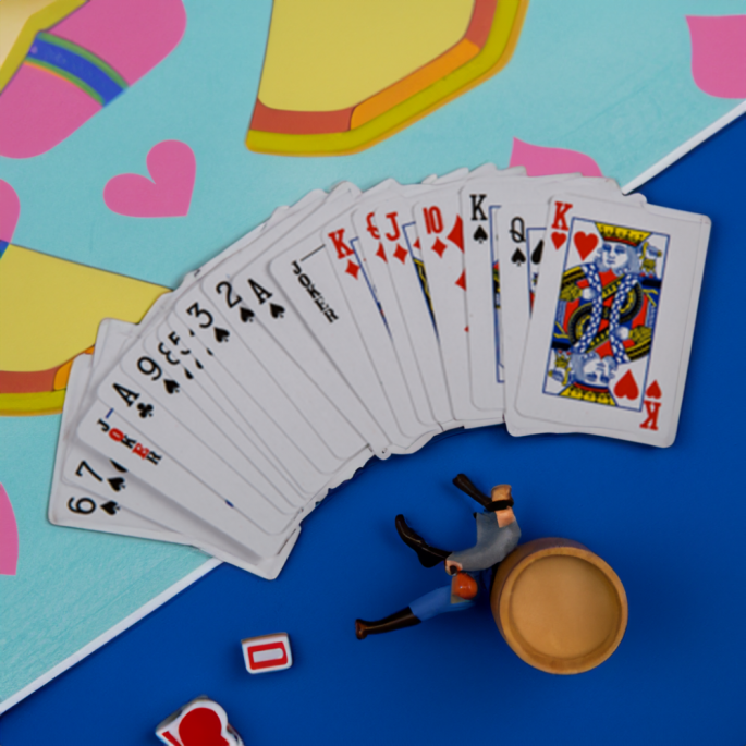 Mini Speelkaarten - Ca. 6 x 4 cm - 54 kaarten - Kaart spel - Mini kaartspel 