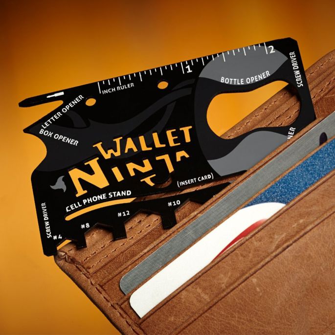 veer sterk Chip Ninja Wallet Multitool Creditcard voor € 8,95 | MegaGadgets