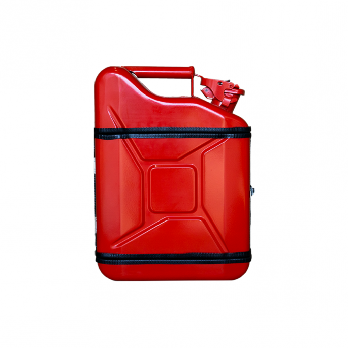 Jerrycan 10L giftset - rood - excl. drank | zonder achtergrond