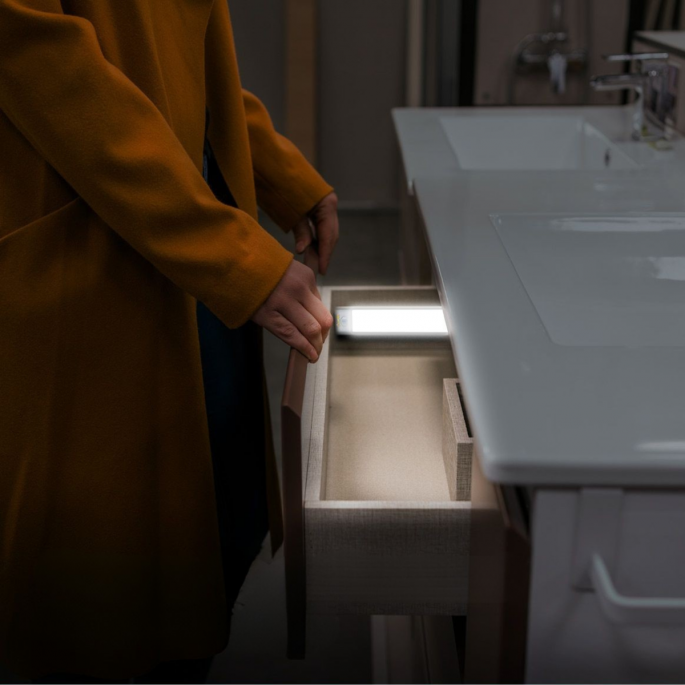 Oplaadbare Kastverlichting met Bewegingssensor – Draadloze Magnetische Ledlampen