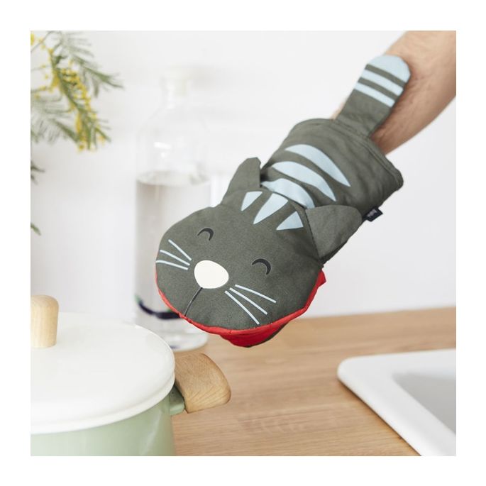 Oven handschoenen Kat
