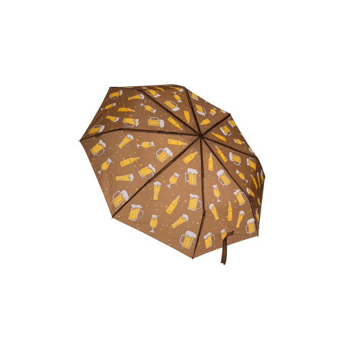  Bier paraplu - De paraplu die elke bierliefhebber nodig heeft - Opvouwbaar - Pocket Umbrella - Bier accessoires cadeau