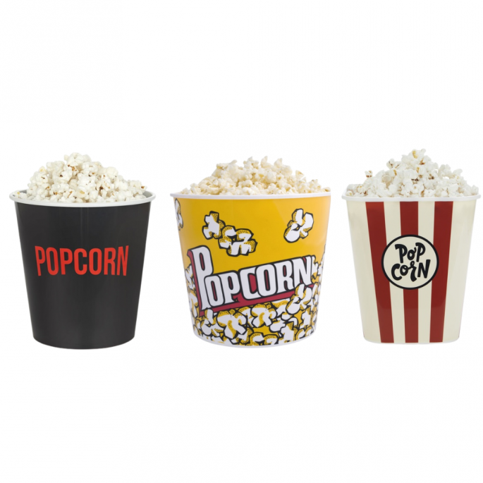 Popcorn Bowl - Diverse Kleuren - Filmfan Gadget - Streaming - Perfect voor Filmavonden