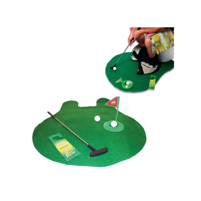 Toilet Golf - Complete WC Golf Set  - Potty Putter