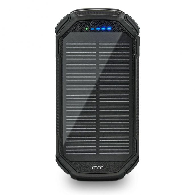 Powerbank solar 20.000 MAH - Maakt gebruik van zonne-energie - Beste solar powerbank - Powerbank op zonne energie - Draadloos opladen