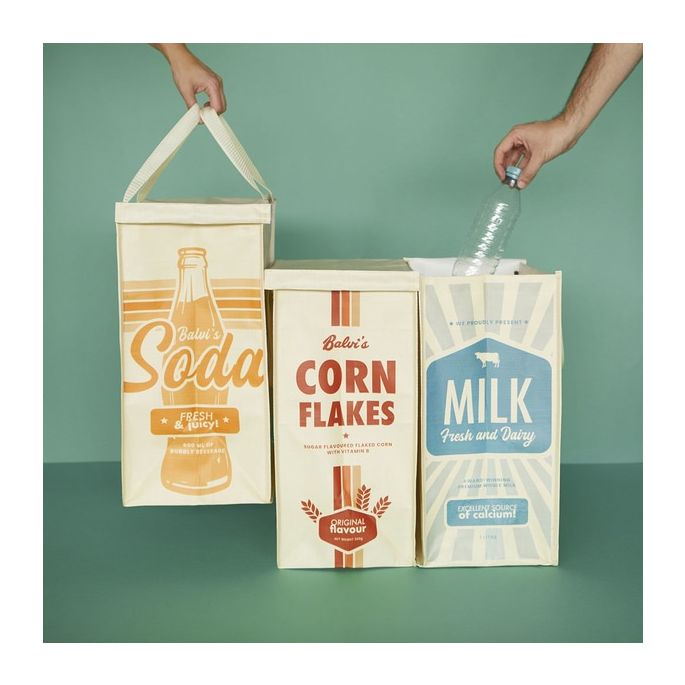 Recycling bag - In diverse kleuren - Retro - Dieren - Tidy Trash