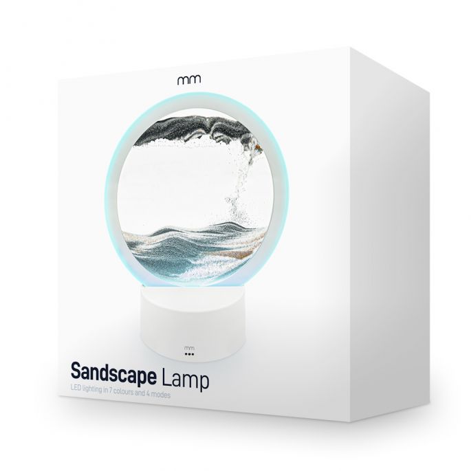 Sandscape lamp - Bewegend zand - LED Verlichting - Decoratie - MikaMax