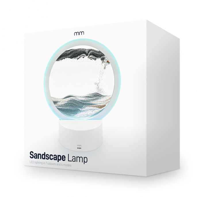 Sandscape lamp - Bewegend zand - LED Verlichting - Decoratie - Verlichting