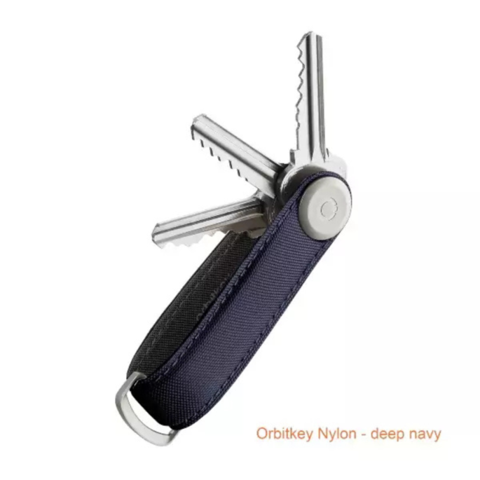 Sleutelorganizer Orbitkey Nylon – deep navy