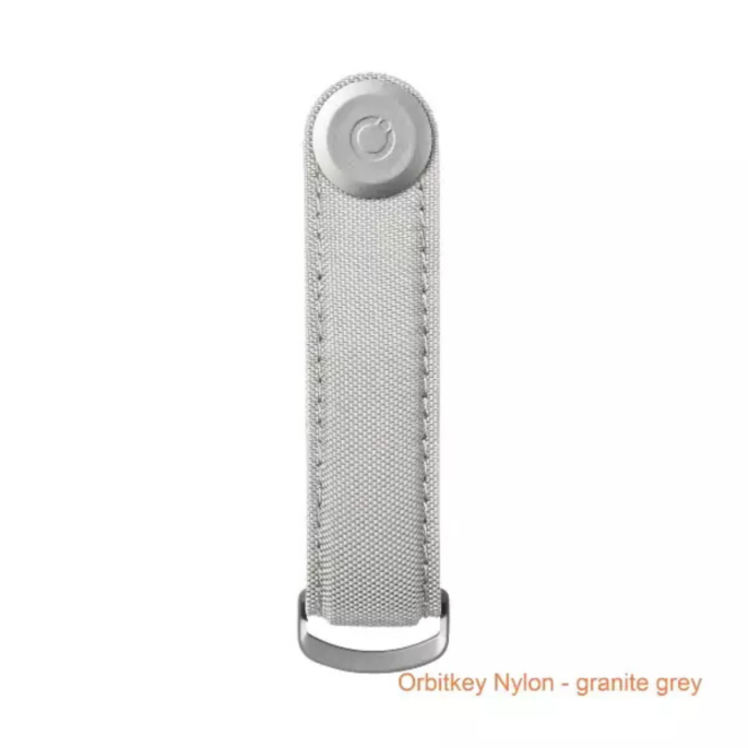 Sleutelorganizer Orbitkey Nylon – granite grey