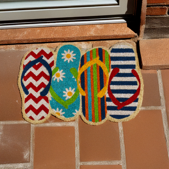 Slippers vloermat - Flip Flop Floor Mat 