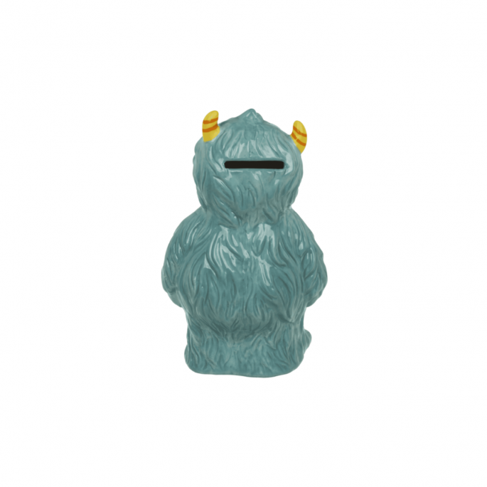 Spaarpot Blauw Monster met Horens