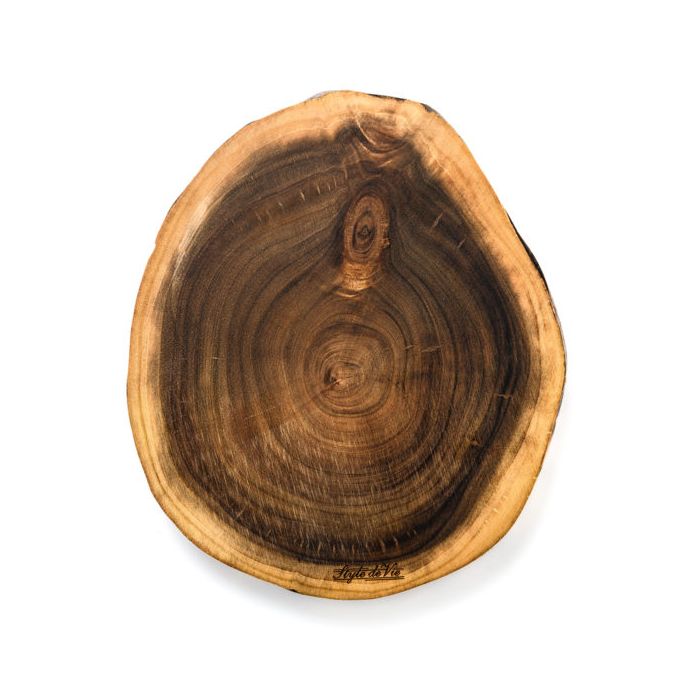 Plank rond vervaardigd van Acacia Medium