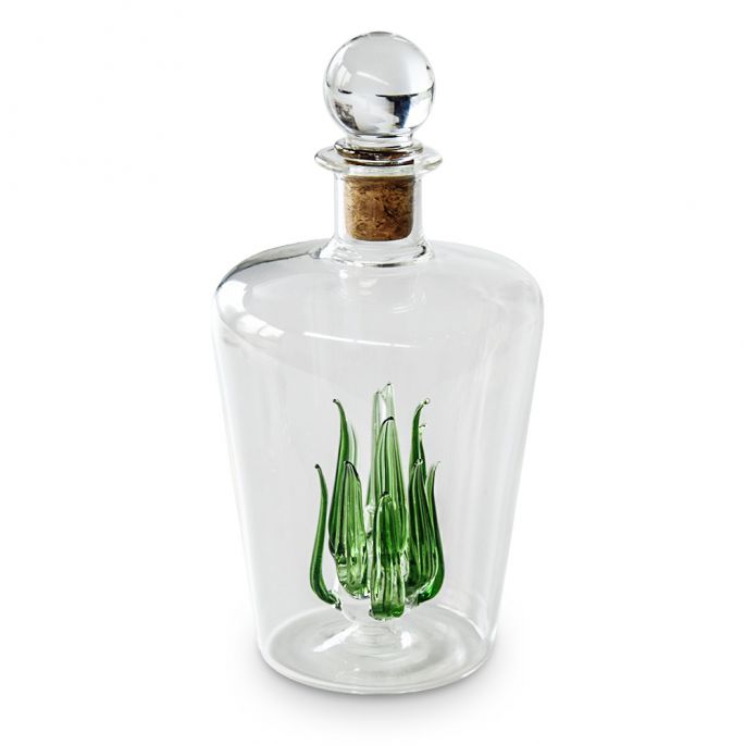 Tequila Decanter Set – Complete Set – Incl. 4 Shotglazen en Houten Plateau - 840 ml - Tequila Karaf