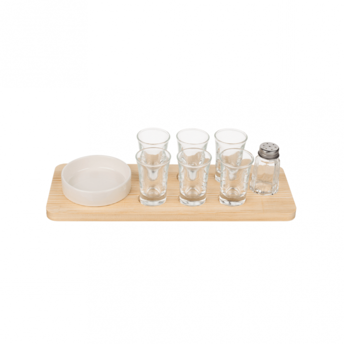 Tequila serveren was nog nooit zo eenvoudig - 32,5 x 12,5 x 6,5 cm