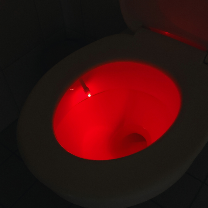 Toiletpotverlichting - LED - WC-licht met Bewegingssensor - Nooit meer tasten in het donker- rood licht