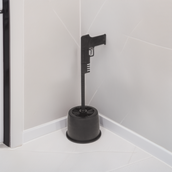 Toiletborstel Geweer