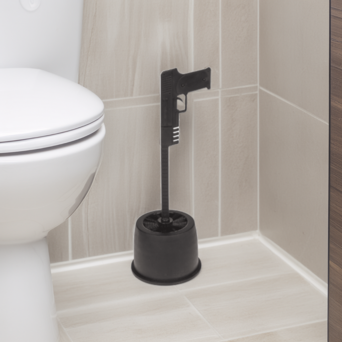 Toiletborstel Geweer