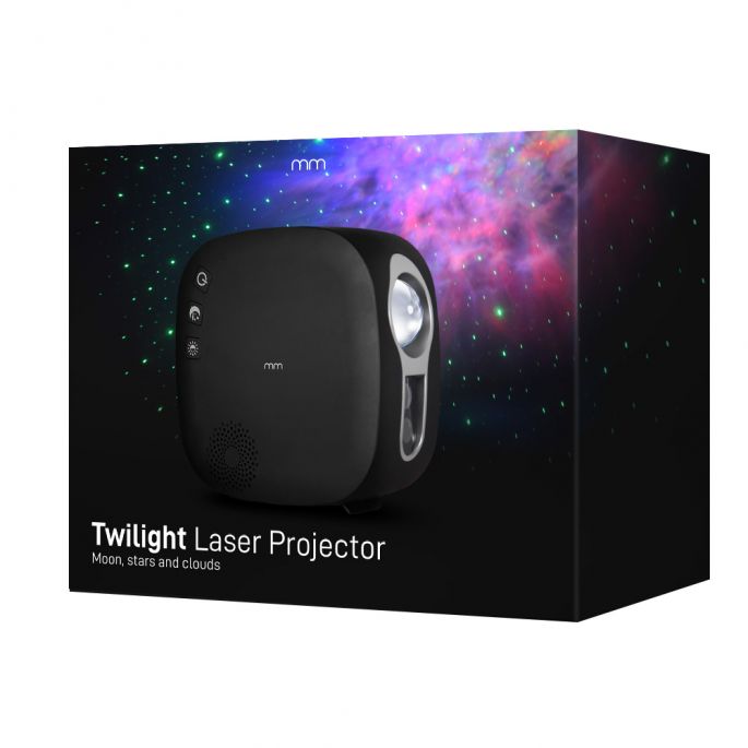 Galaxy Laser Projector Pro - 6 Verschillende Kleurwolken - 4 Standen - Incl. Timerfunctie en Bluetooth Speaker - Twilight Laser Stars - Sterrenhemel met Lazers