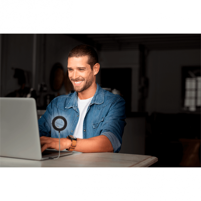USB LED-lichtring - 3 licht standen - USB LED light ring