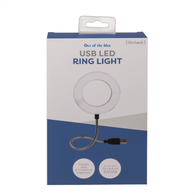 USB LED-lichtring - 3 licht standen - USB LED light ring