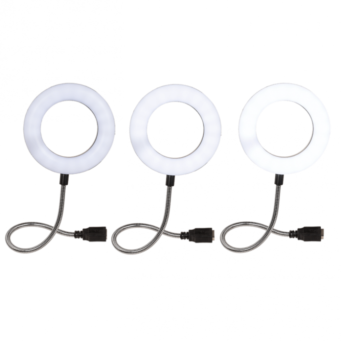 USB LED-lichtring - 3 licht standen - USB LED light ring