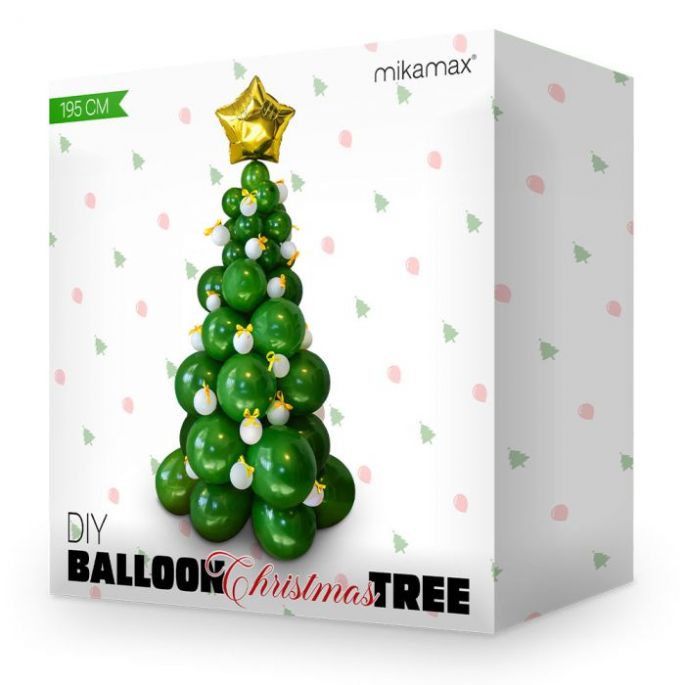 Ballonnen Kerstboom DIY - Kerstversiering - DIY Balloon Christmas Tree - Kerstboom van ballonnen
