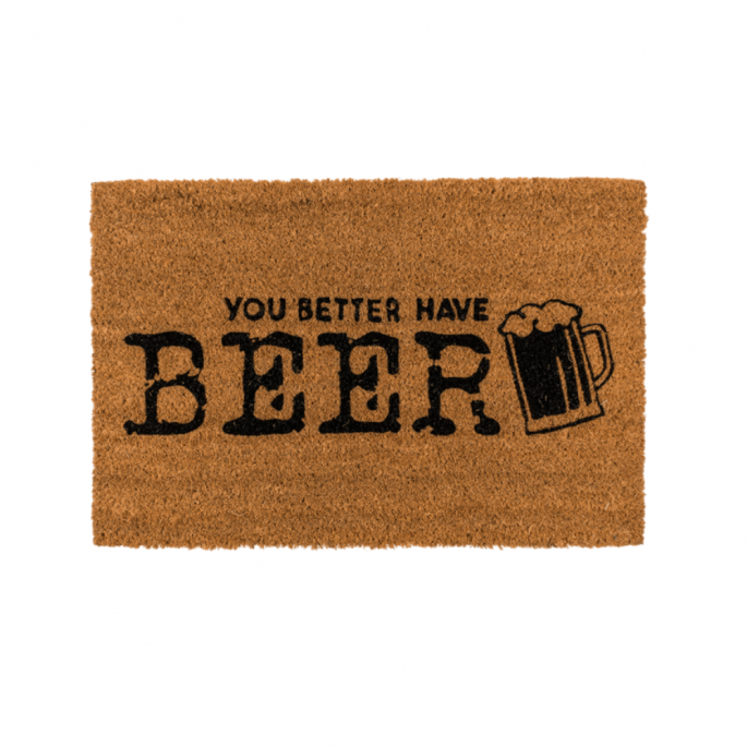 Vloermat, You Better Have Beer - 60 x 40 cm - Floormat, You Better Have Beer
